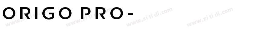 Origo Pro字体转换
